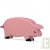 Cochon rose en bois 6,5 cm