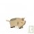 Petit cochon en bois tachet� 4 cm