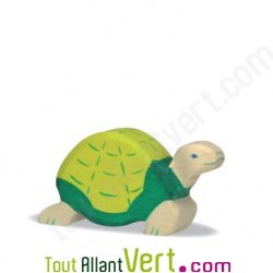 Tortue verte en bois 5 cm