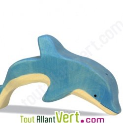 Dauphin en bois qui saute 10 cm