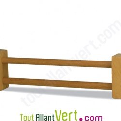 Barri�re en bois pour animaux de ferme 6 cm