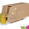 Benne � ordure en bois 30x17 cm