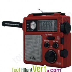 Radio ETON � alimentation propre AM/FM/ondes courtes multifonctions FR250 Bleu
