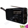 Radio ETON � alimentation propre AM/FM/ondes courtes multifonctions FR350 Noir