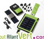 Chargeur solaire Freeloader Globetrotter Vert Attitude