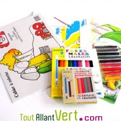 Kit coloriage �colo: histoires � colorier mat�riel inclus