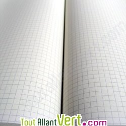 Cahier recycl� A4 renforc� petits carreaux Vert 192 pages
