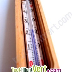 Thermom�tre de bain en bois