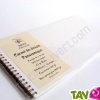 Carnet de dessin panoramique 175g 16x34 56p Blanc