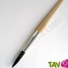 Pinceau bois naturel rond, crin de cheval taille 12