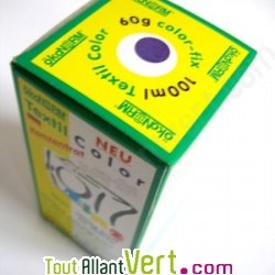 Teinture �cologique pour textiles coloration Violet + r�actif �ko-Tex