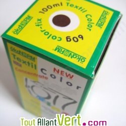 Teinture �cologique pour textiles coloration Chocolat  + r�actif �ko-Tex