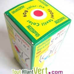 Teinture �cologique pour textiles coloration Rose + r�actif �ko-Tex
