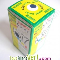 Teinture �cologique pour textiles coloration Bleu Roi + r�actif �ko-Tex