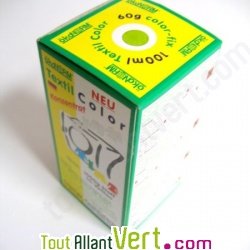 Teinture �cologique pour textiles coloration Vert tilleul + r�actif �ko-Tex