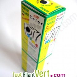 Teinture �cologique pour textiles coloration Noire + r�actif �ko-Tex