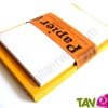 Enveloppes recycl�es rustiques jaune +cartes blanches x20