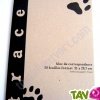 Bloc de correspondance rustique Empreinte recycl� A4