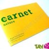 Carnet � l'italienne recycl� Nature Jaune A5 48p 90g/m2