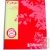 Cahier recycl� Grand carreaux 17x22cm 96p Rouge Forever For�ts Vertes
