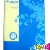 Cahier recycl� Petits carreaux A4 96p Bleu Forever For�ts Vertes