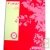 Cahier recycl� petits carreaux 24x32cm 96p Rouge Forever