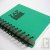 Bloc spirale uni recycl� A6 80g 320 pages Vert s�rie ZapBook