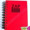Bloc spirale uni recycl� A6 80g 320 pages Rouge s�rie ZapBook