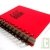 Bloc spirale uni recycl� A6 80g 320 pages Rouge s�rie ZapBook