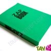 Bloc uni encoll� recycl� A6 80g 320 pages Vert s�rie ZapBook