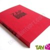 Bloc uni encoll� recycl� A6 80g 320 pages Rouge s�rie ZapBook
