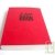Bloc uni encoll� recycl� A6 80g 320 pages Rouge s�rie ZapBook