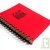 Bloc spirale uni recycl� A5 80g 320 pages Rouge s�rie ZapBook