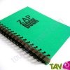 Bloc spirale uni recycl� A5 80g 320 pages Vert s�rie ZapBook