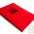 Bloc uni encoll� recycl� A4 80g 320 pages Rouge s�rie ZapBook