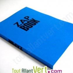 Bloc uni encoll� recycl� A4 80g 320 pages Bleu s�rie ZapBook