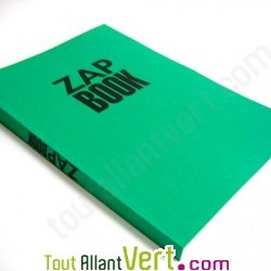 Bloc uni encoll� recycl� A4 80g 320 pages Vert s�rie ZapBook
