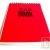 Bloc spirale � l'italienne uni recycl� A4 80g 320 pages Rouge s�rie ZapBook