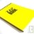 Bloc spirale � l'italienne uni recycl� A4 80g 320 pages Jaune s�rie ZapBook