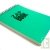 Bloc spirale � l'italienne uni recycl� A4 80g 320 pages Vert s�rie ZapBook