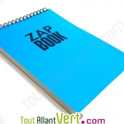 Bloc spirale � l\'italienne uni recycl� ZapBook