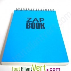 Bloc spirale � l\'italienne uni recycl� s�rie ZapBook