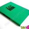 Bloc uni encoll� recycl� A5 80g 320 pages Vert s�rie ZapBook