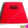 Bloc spirale uni recycl� A4 80g 320 pages Rouge s�rie ZapBook