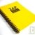 Bloc spirale uni recycl� A4 80g 320 pages Jaune s�rie ZapBook