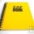 Bloc spirale uni recycl� A4 80g 320 pages Jaune s�rie ZapBook