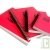 Bloc spirale uni recycl� A4 80g 320 pages Rouge s�rie ZapBook