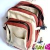 Sac � dos de randonn�e en chanvre bio, 29x36x45cm, naturel