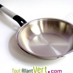 Po�le Basse Temp�rature 24cm inox 18/10 ABE