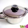 Faitout Bas 1,5lt - Basse Temp�rature 16 cm inox 18/10 ABE
